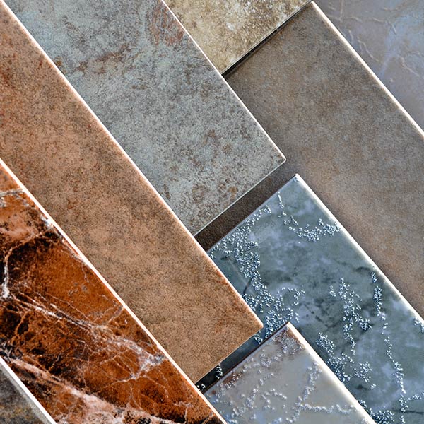 Assorted tiles